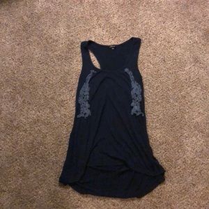Navy blue racer back tank